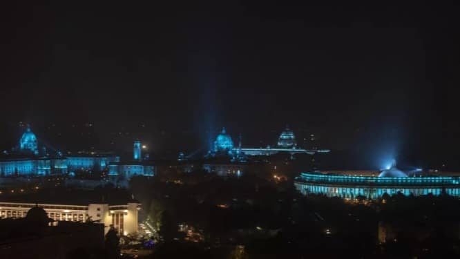 Landmark Buildings in MP to Turn Blue to Mark World Children's Day ...