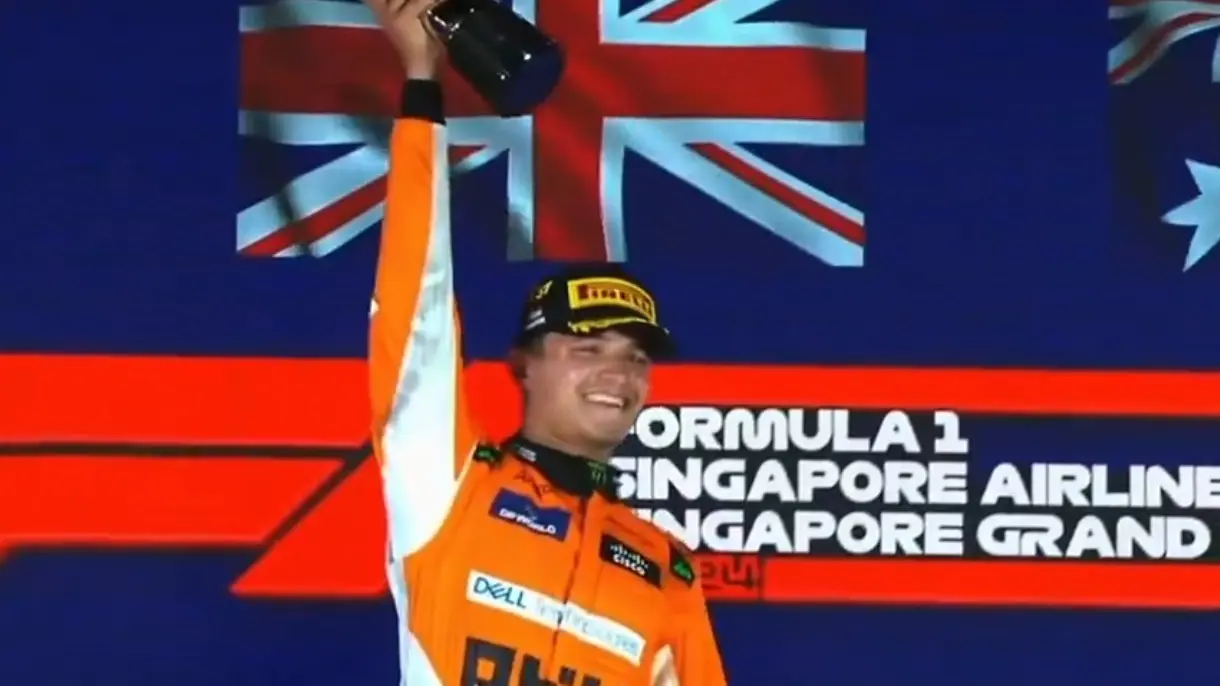 Lando Norris cruises to victory in the Singapore Grand Prix to cut Max Verstappen's F1 lead Lando Norris