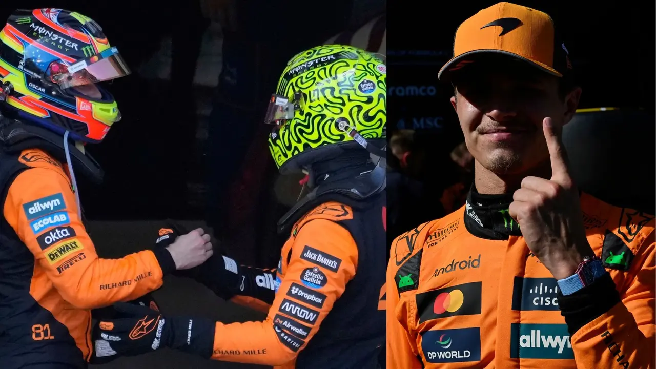 Lando Norris Oscar Piastri McLaren Austrian GP 2025 F1
