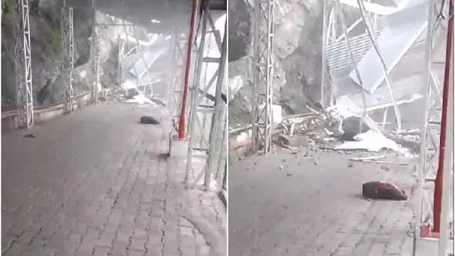 Landslide on Vaishno Devi track