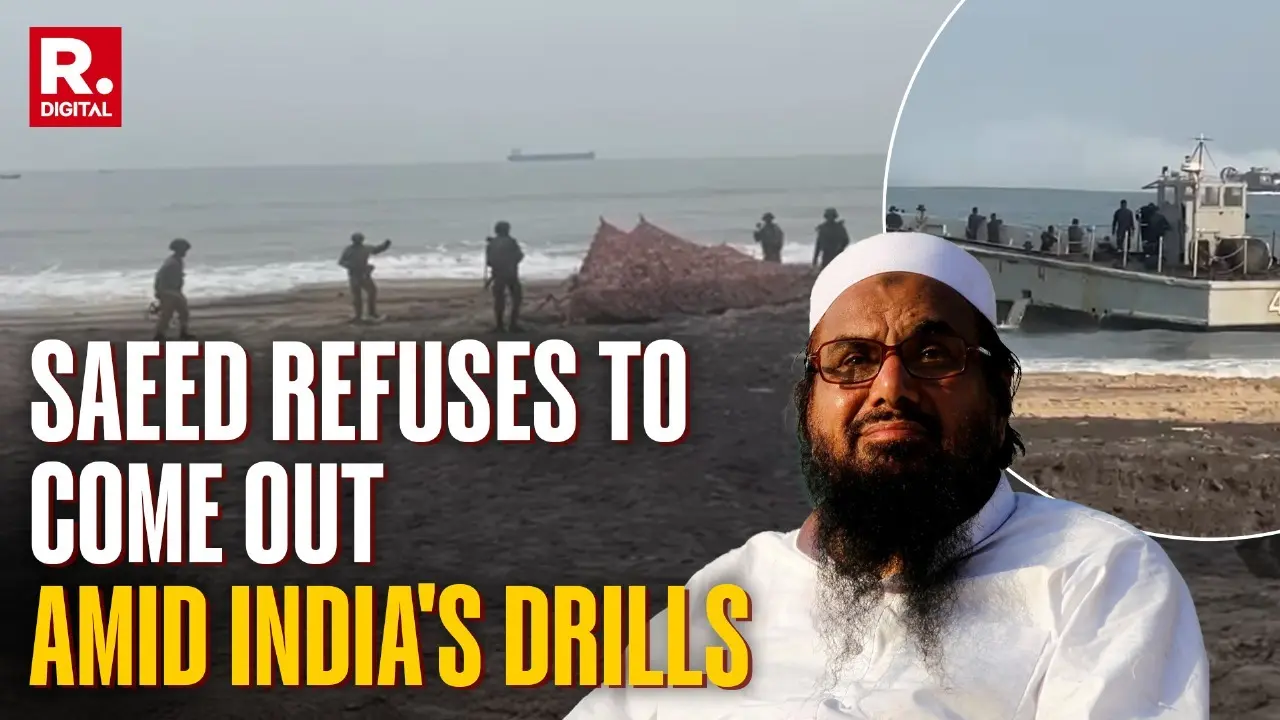 Lashkar-e-Taiba (LeT) founder Hafiz Saeed has reportedly postponed his planned rally in Lahore amid India’s ongoing military drills, triggering speculation of panic within Pakistan’s terror networks.