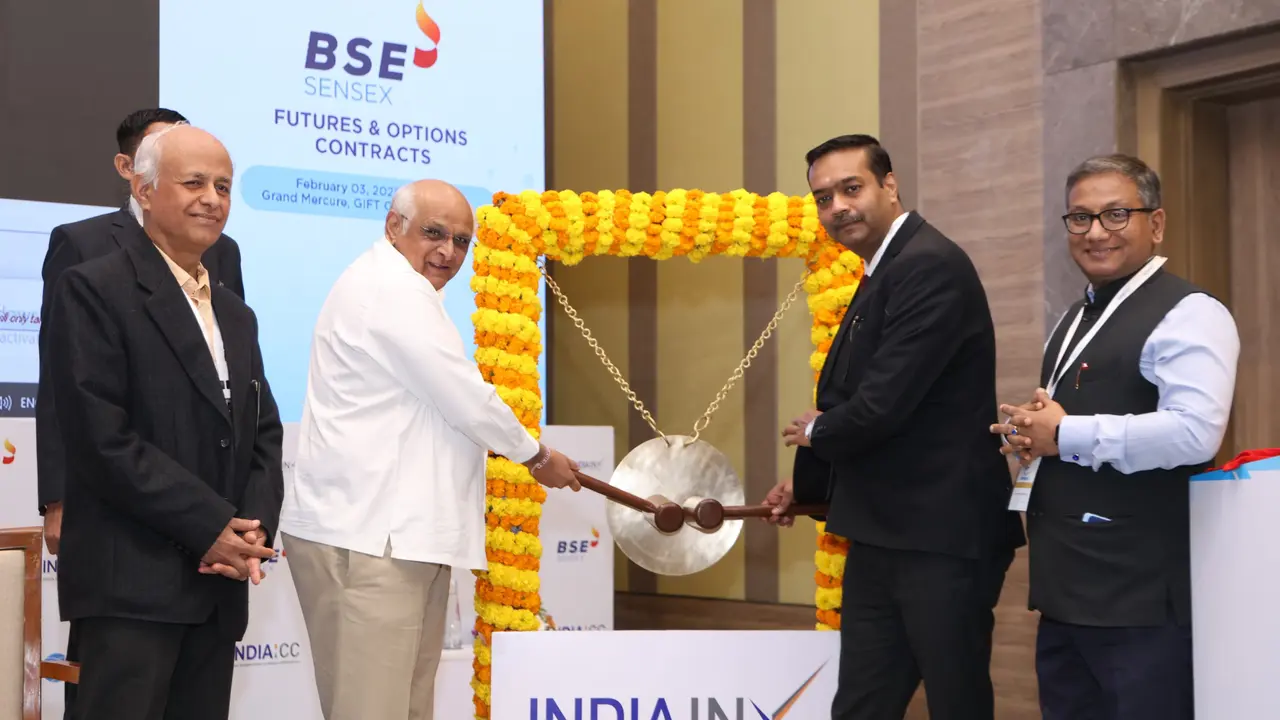 Launch of Sensex futures and options contracts on GIFT City exchange.