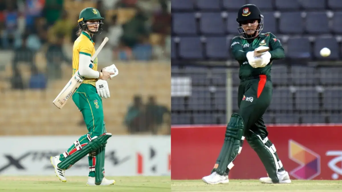 Laura Wolvaardt and Nigar Sultana