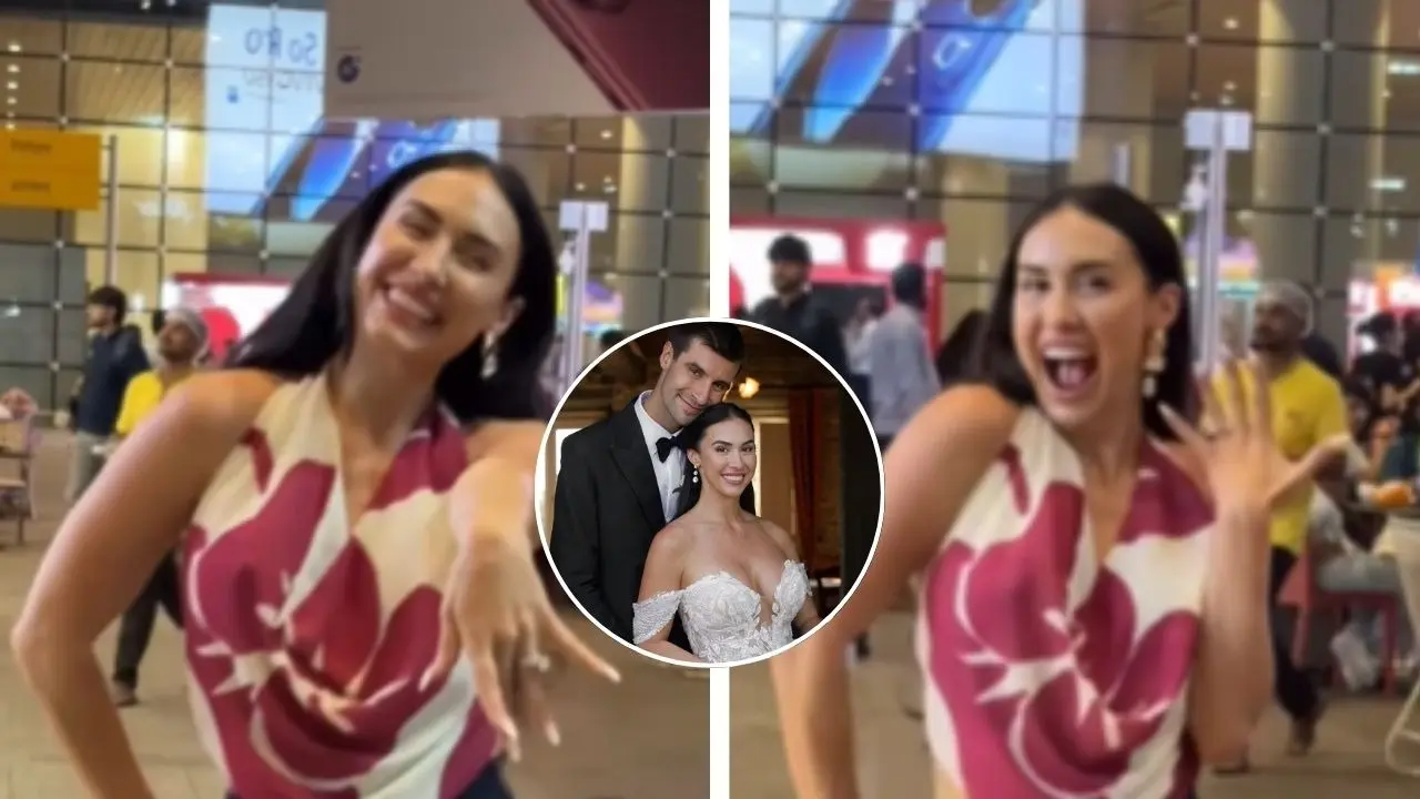 Lauren Gottlieb's First Appearance After Wedding Steals The Show, ABCD Actress Dances, Flaunts Her Ring As She Reaches Mumbai | Watch Lauren Gottlieb's First Appearance After Wedding Steals The Show, ABCD Actress Dances, Flaunts Her Ring As She Reaches Mumbai | Watch