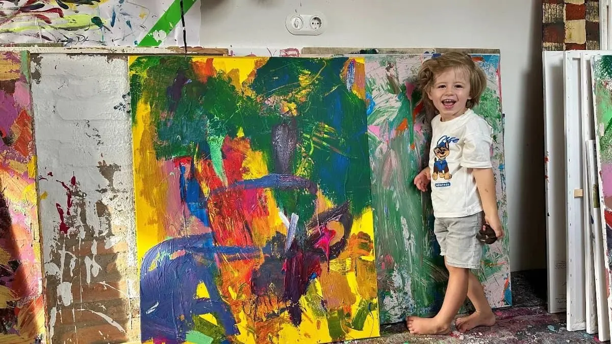 Why Is This 3-Year-Old Deemed As Germany's Mini-Picasso On Social Media? Laurent Schwarz