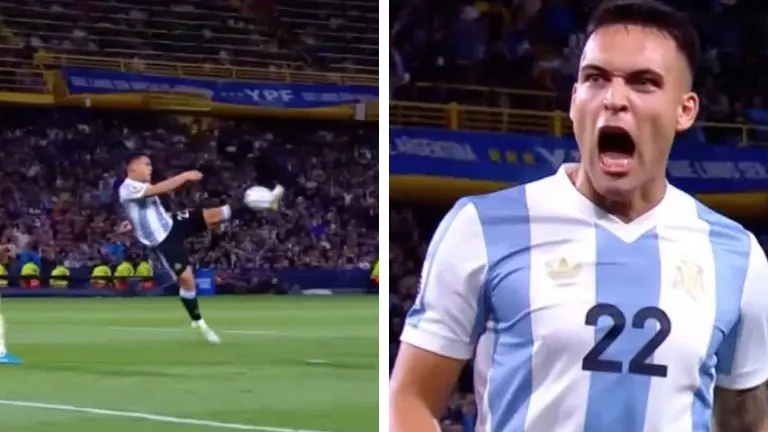 Lautaro Martinez Turns PRIME Maradona With Incredible GOAL For Argentina Against Peru in Qualifiers Lautaro Martinez