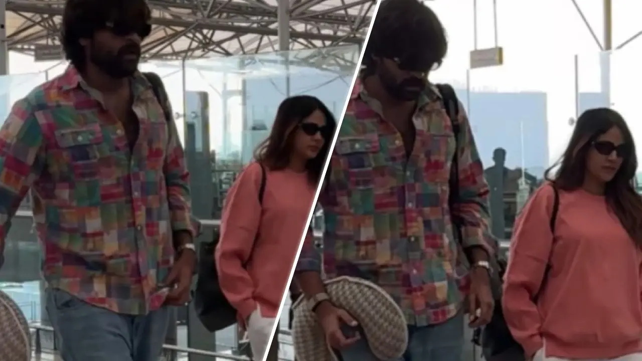 Varun Tej-Lavanya Tripathi Jet Off For Babymoon Before Welcoming First Child, Mom-to-be Hides Baby Bump In Oversized Outfit Lavanya Tripathi and Varun Tej at the airport