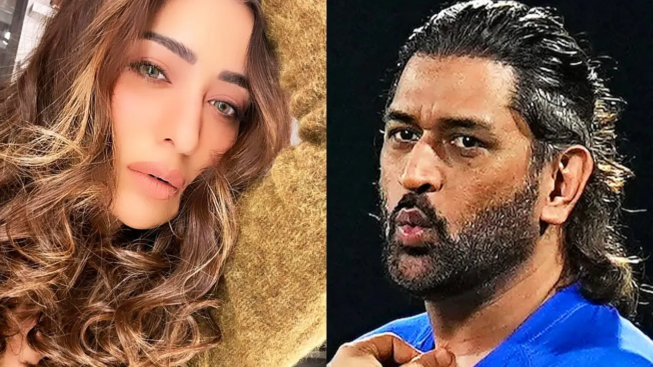 Laxmi Raai and MS Dhoni