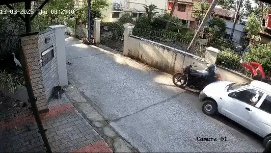 Disturbing Video: Woman Flung Into Air as Retired BSNL Employee Rams His Speeding Car Into Neighbour's Bike Accident