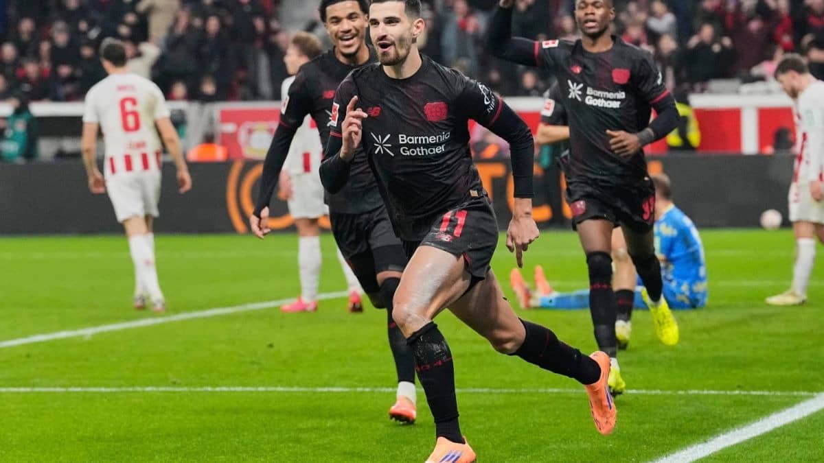 Leverkusen's Martin Terrier