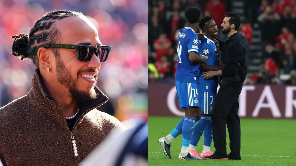 Lewis Hamilton Voices Support For Vinicius Jr. After Alleged Racism Incident In Real Madrid's Win Against Benfica Lewis Hamilton voices support for Vinicius Jr.