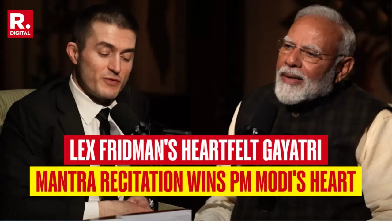 Lex Fridman chants Gayatri Mantra during podcast with PM Modi