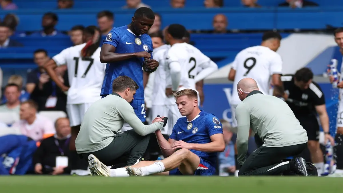 Chelsea Suffer Severe Champions League Blow, Liam Delap To Be Out For Three Months With Hamstring Injury Liam Delap gets injured against Fulham