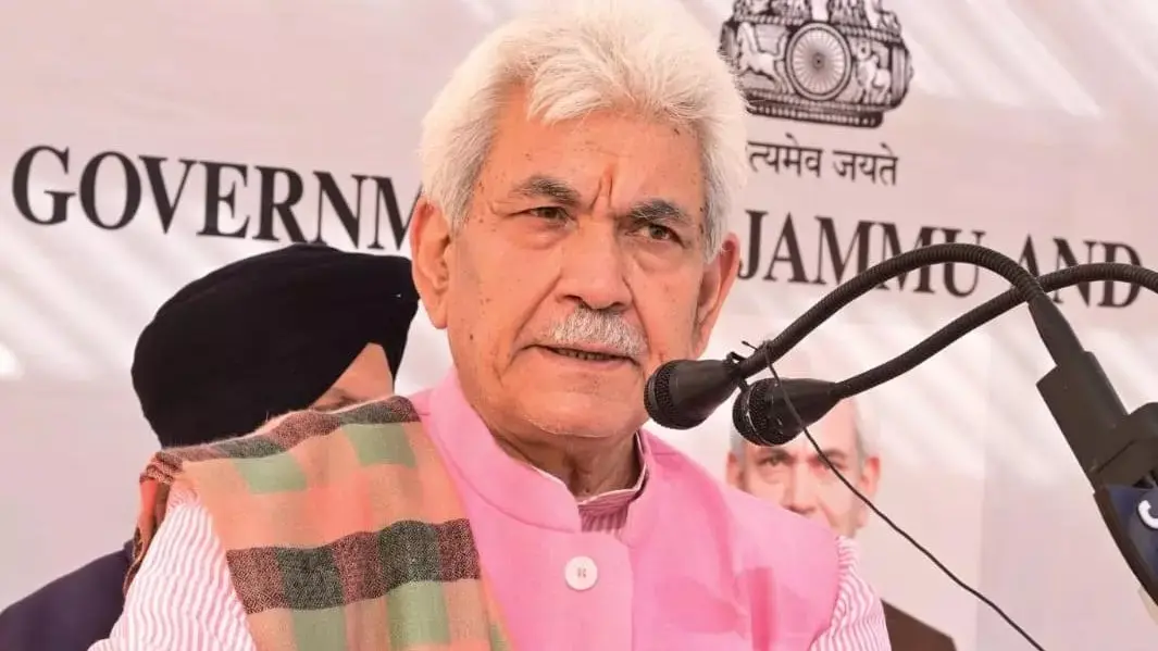 Lieutenant Governor Manoj Sinha