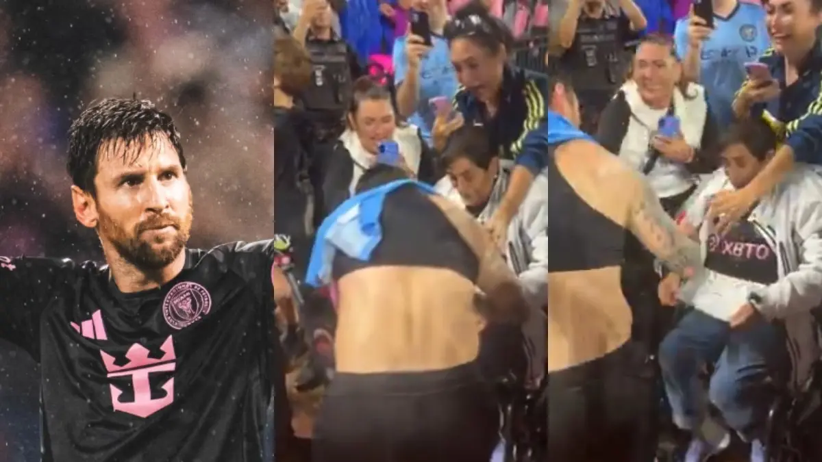 VIDEO | Lionel Messi's Heartwarming Gesture Towards Specially-Abled Fan After Inter Miami Beat New York in MLS Game Goes Viral Lionel Messi