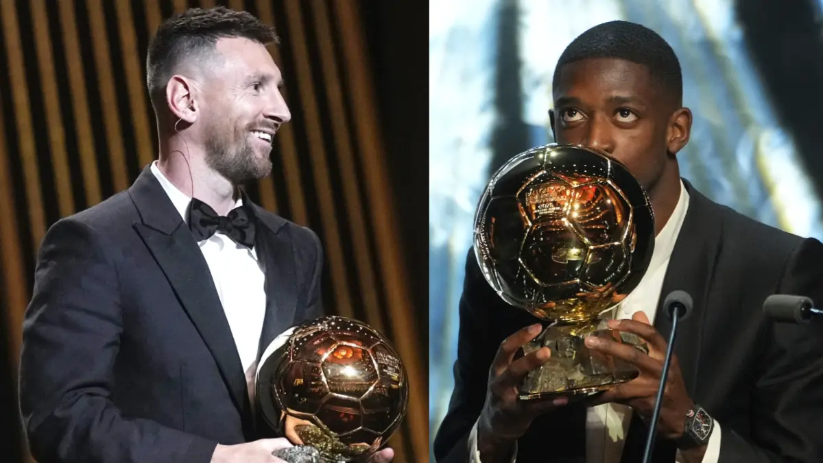'He Sent Me...': Paris Saint-Germain Star Ousmane Dembele Reveals Lionel Messi's Message After His Maiden Ballon d’Or Win Lionel Messi and Ousman Dembele