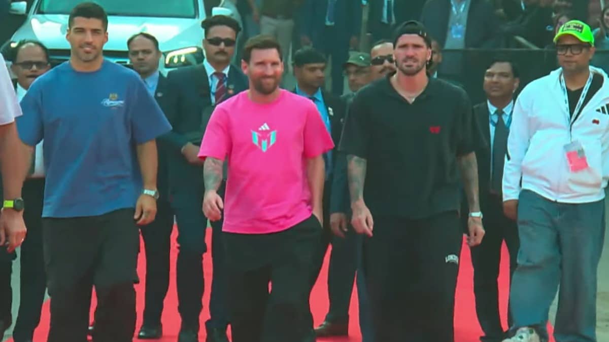 Lionel Messi at Arun Jaitley Stadium