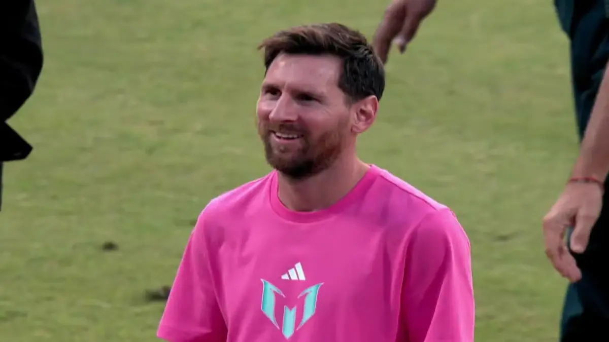 Lionel Messi at Arun Jaitley Stadium