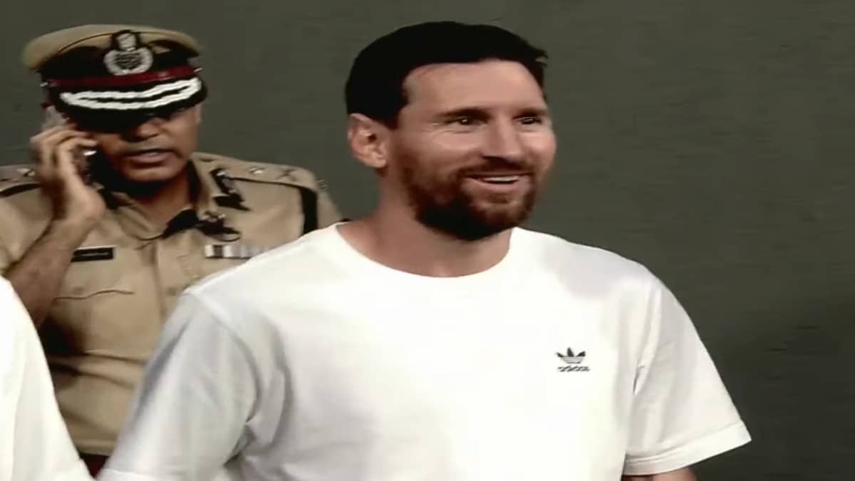 Lionel Messi at Wankhede Stadium
