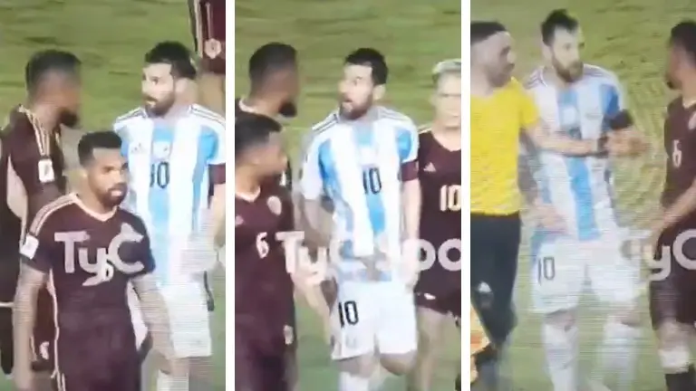 Lionel Messi Humble or ARROGANT? Video Emerges of Star Involved in a Heated Exchange vs Venezuela Lionel Messi in a heated exchange