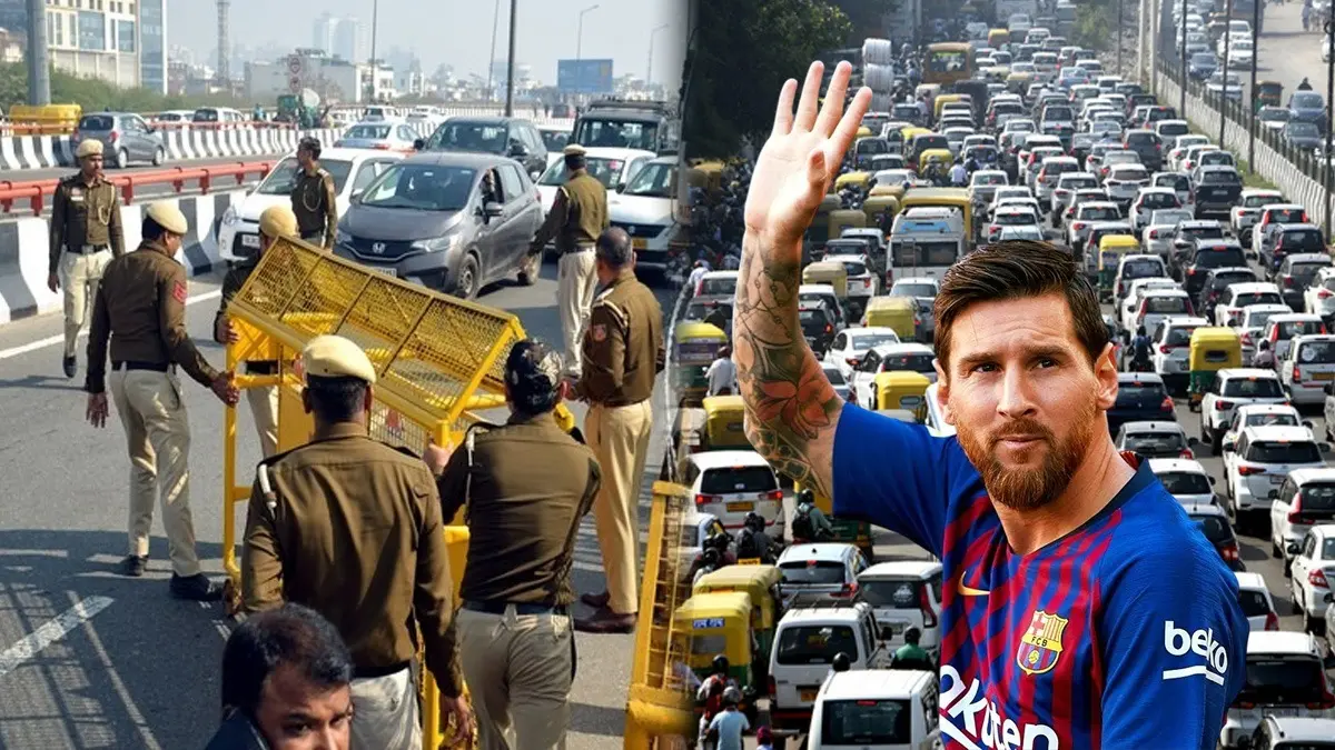Lionel Messi In Delhi