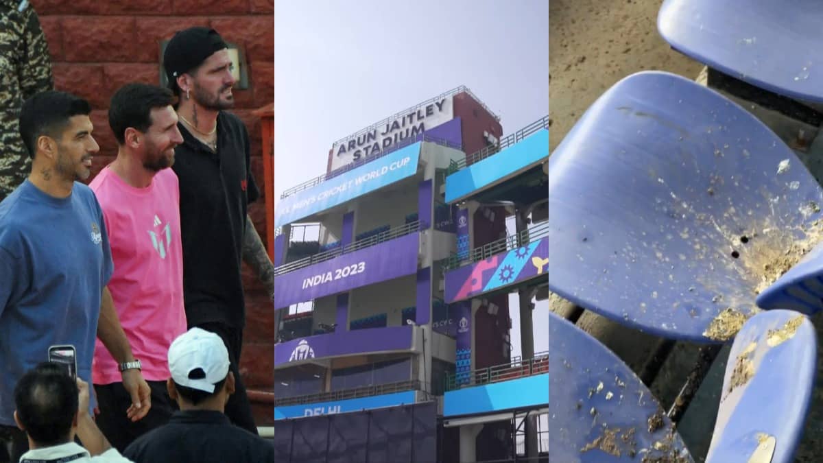 Lionel Messi, Luis Suarez, Rodrigo De Paul, Arun Jaitley Stadium