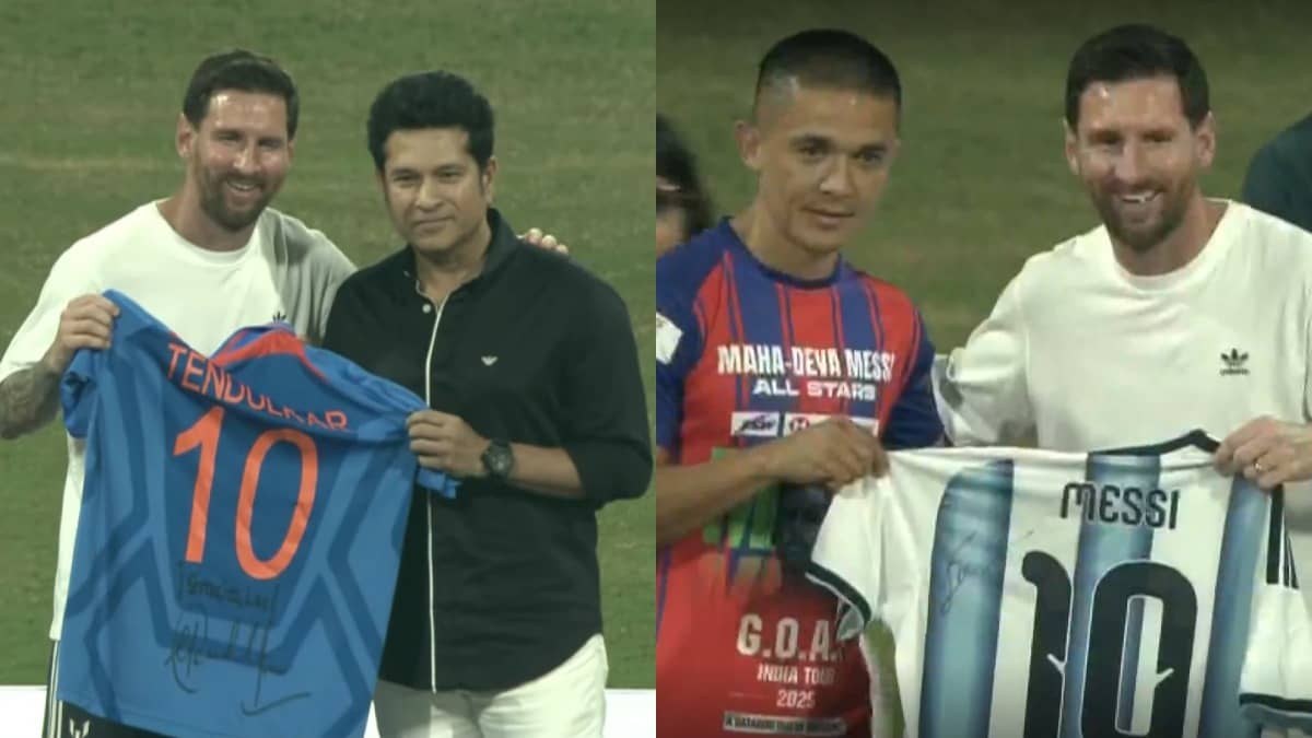 Lionel Messi, Sachin Tendulkar, Sunil Chhetri