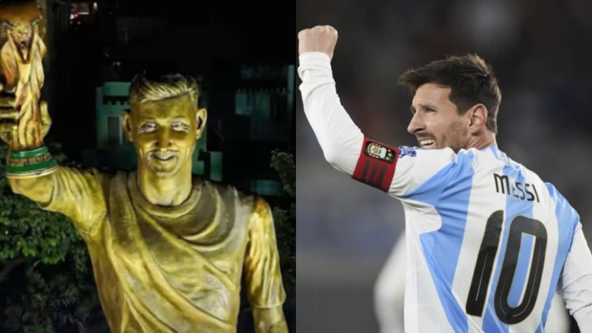 Lionel Messi Statue