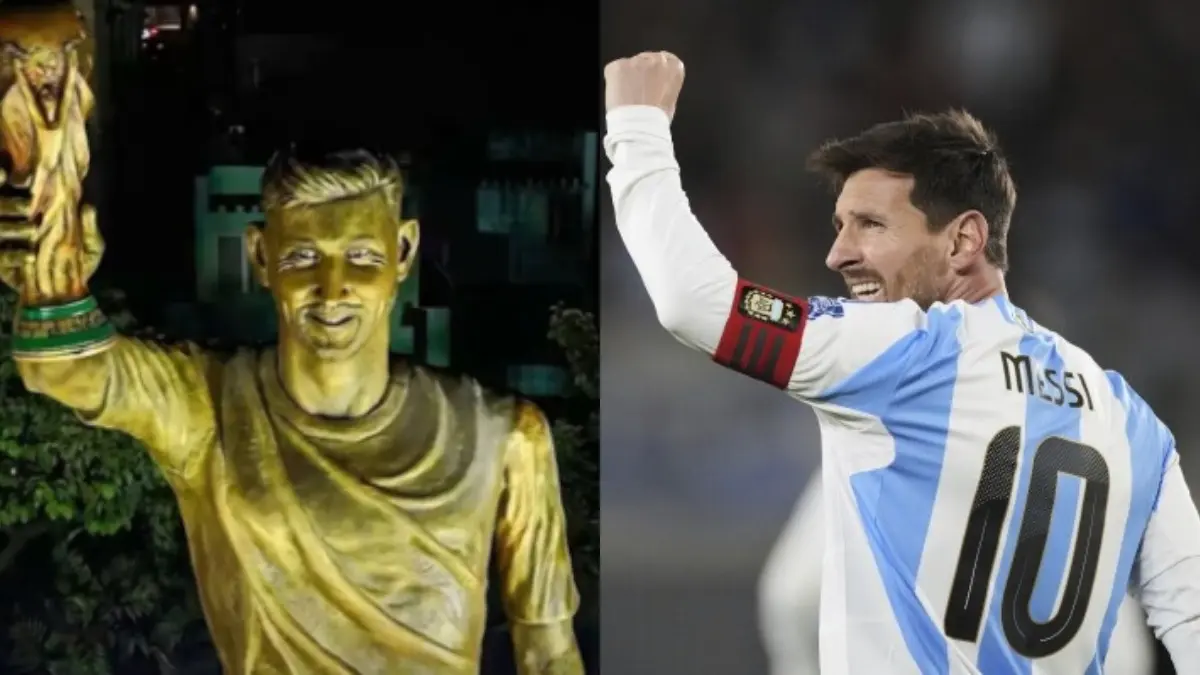 Lionel Messi Statue