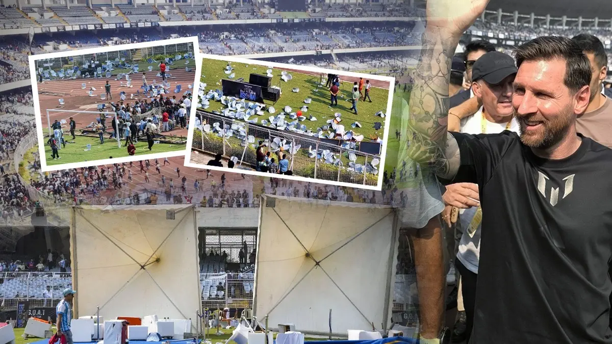 Lionel Messi’s Kolkata Visit Descends Into Chaos: Angry Fans, Vandalism and Arrests After Fans Fail to Catch a Glimpse