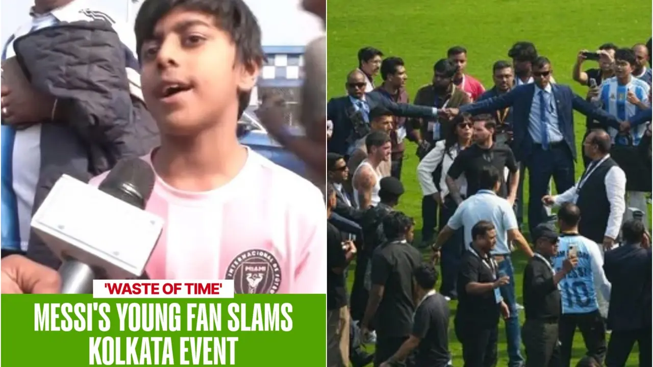 Little Fan's Heartbreaking Reaction On Messi Chaos In Kolkata Is Telling Message For Politicians