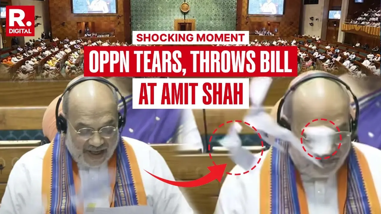 LIVE: Amit Shah Tables Bill To Remove PM, CM On Serious Charges, Opposition Tears Bill, House Adjourned LIVE: Amit Shah Tables Bill To Remove PM, CM On Serious Charges, J&K Reorganisation; Opposition Protests, Throws Paper at Him in Lok Sabha