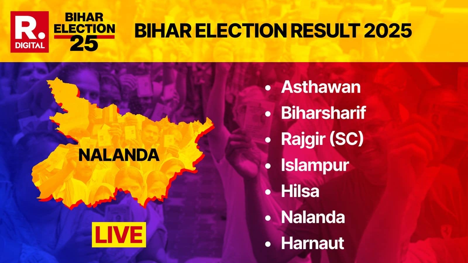 LIVE | Nalanda, Harnaut, Biharsharif Election Result: Counting To Begin At 8 AM