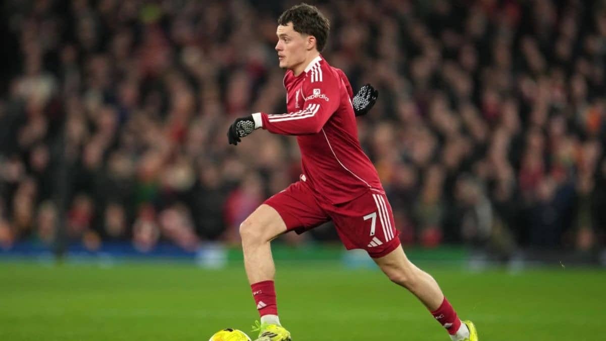 Liverpool midfielder Florian Wirtz