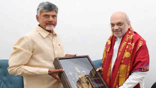 Andhra CM Naidu meet Amit Shah