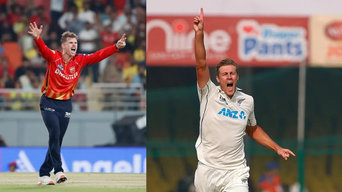With Eyes On IPL 2025 Playoffs, Punjab Kings Pick New Zealand Seamer Kyle Jamieson As Injured Lockie Ferguson's Replacement Lockie Ferguson and Kyle Jamieson