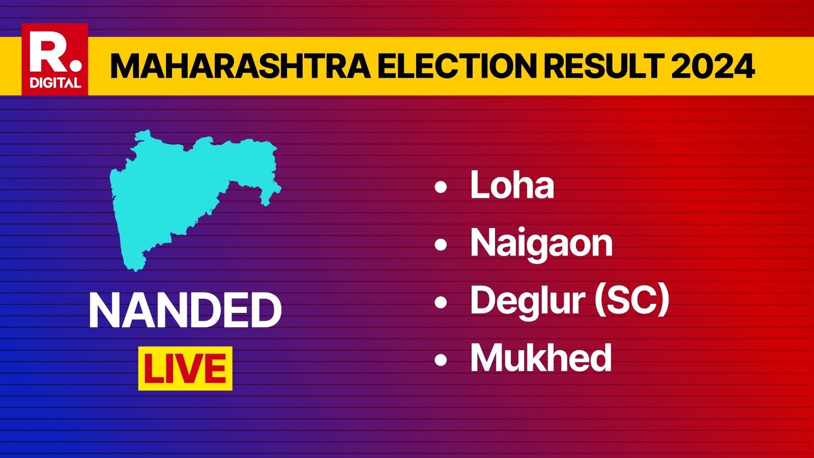 Loha, Naigaon, Deglur, Mukhed Election Results 2024 LIVE Republic World