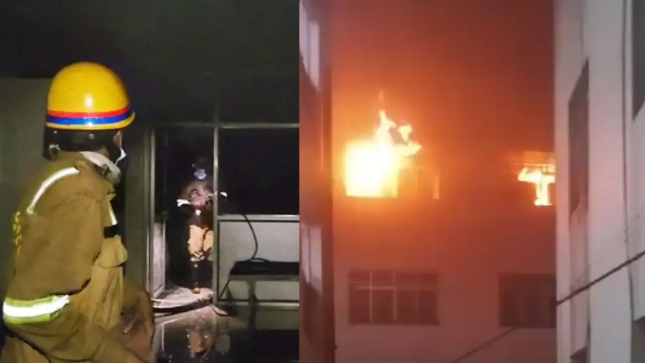 lok bandhu hospital fire