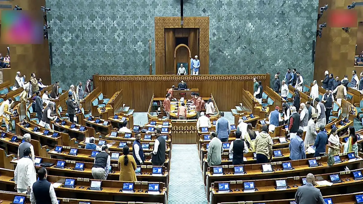 Lok Sabha Adjourned Until Feb 9 Amid Disruptions By Opposition MPs Lok Sabha Budget Session