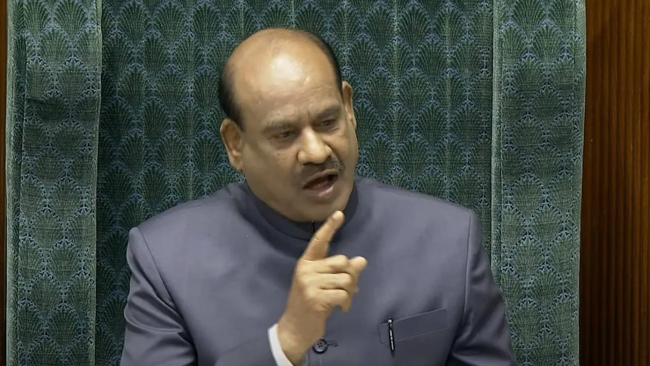 lok sabha speaker om birla got angry