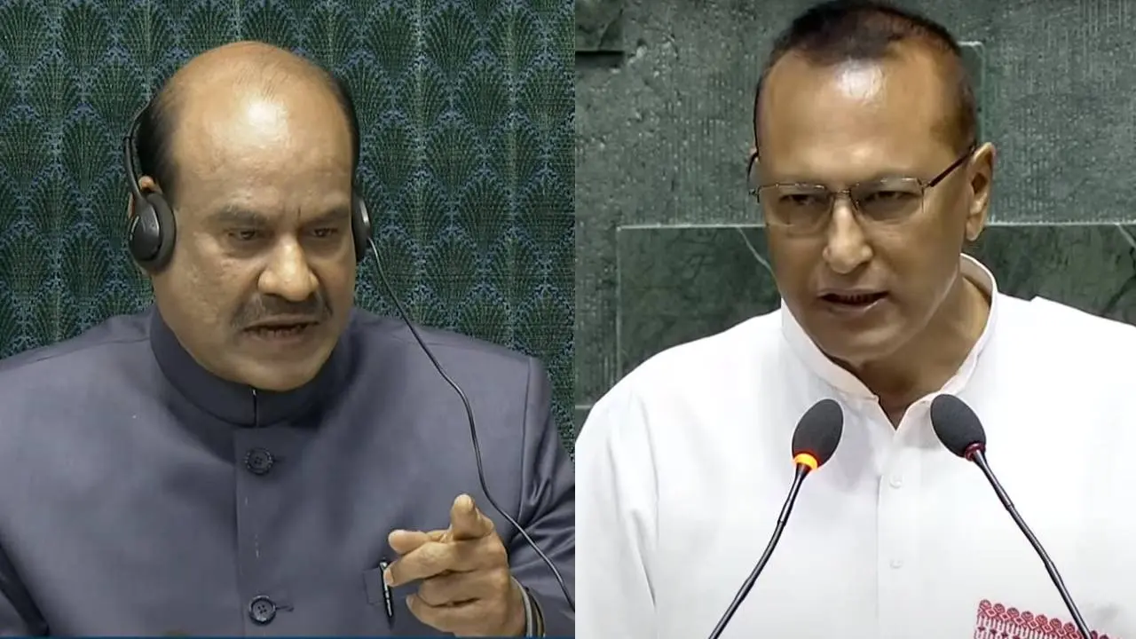 Loksabha Speaker OM Birla, Congress MP Pradyut Bordoloi