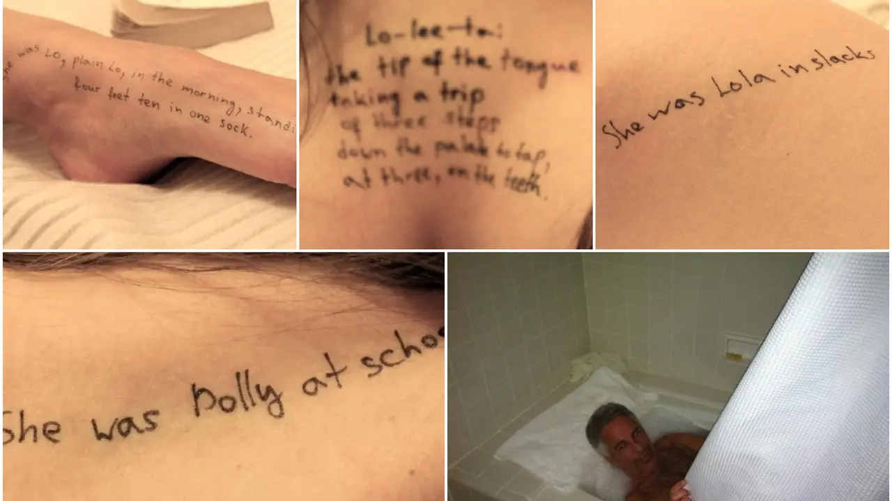 'Lolita' Quotes On Woman's Bodies | Disturbing Pics From Epstein Files