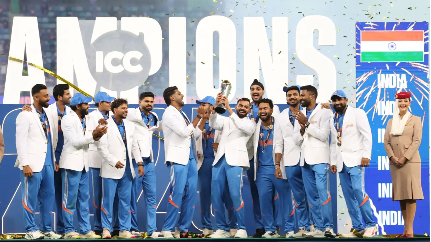 lot of fireworks when India won the Champions Trophy