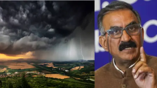 cloudburst / Cm Sukhwinder Singh Sukhu