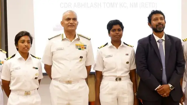 Capt H K Roopa Rani Two Women Officers of Indian Navy to Embark on Challenging Sailing ...