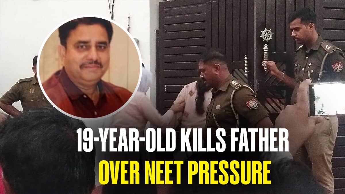 Lucknow Horror: 19-Year-Old Kills Father Over NEET Pressure, Chops Body, Hides Torso in Blue Drum