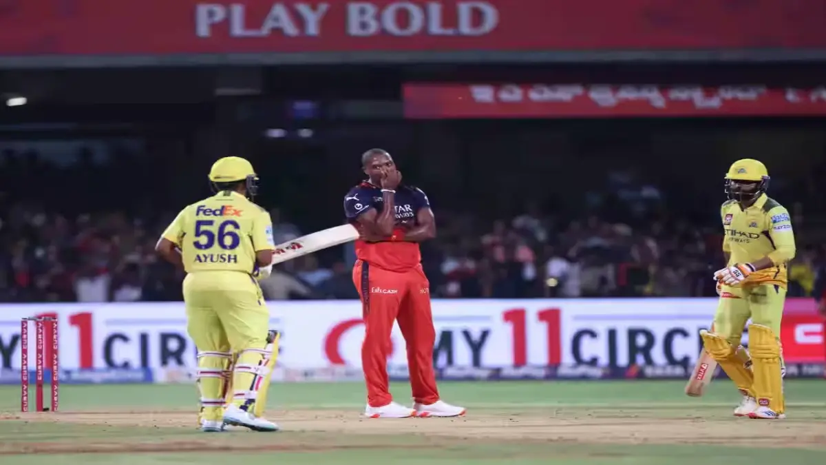 IPL 2025: RCB Reclaim Top Spot, Defeat CSK In Nail-Biting Encounter To Move Inch Closer To Playoffs Lungi Ngidi reacts during the RCB vs CSK IPL match