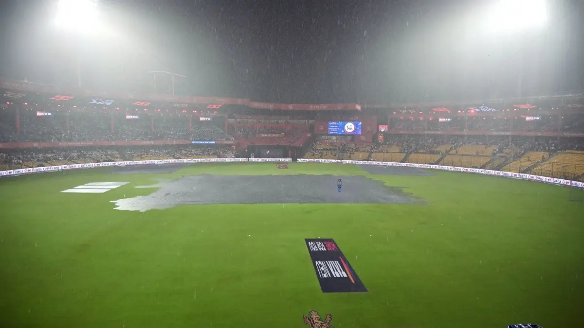 RCB Propose AI-Enabled Cameras For Crowd Management At The Chinnaswamy Stadium M. Chinnaswamy Stadium during IPL 2025