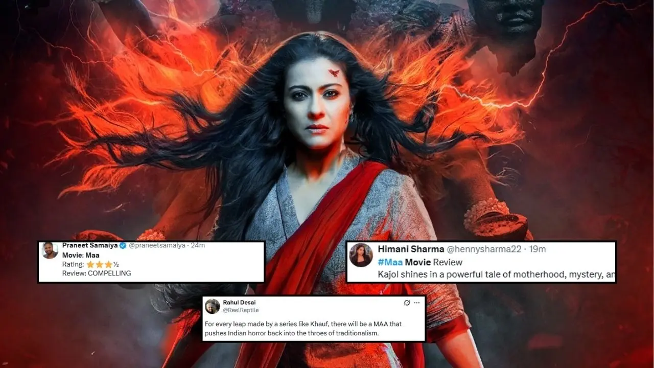 Maa X Review: Kajol's Kaali Avatar Leaves Netizens Spellbound, But They See Shades Of Bulbbul And Stree In It Maa X Review: Kajol's Kaali Avatar Leaves Netizens Spellbound, But They See Shades of Bulbbul and Stree In It