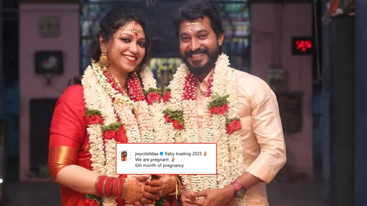 Madhampatty Rangara with wife Joy.